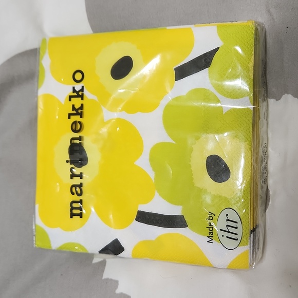 Marimekko Unikko Cocktail paper Napkins - Picture 3 of 3